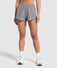 Fleece Shorts - Medium Grey
