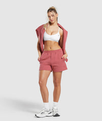 Rest Day Sweat Shorts - Heritage Pink Marl