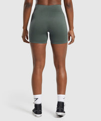 Adapt Fleck Seamless Shorts - Slate Teal/Cargo Teal