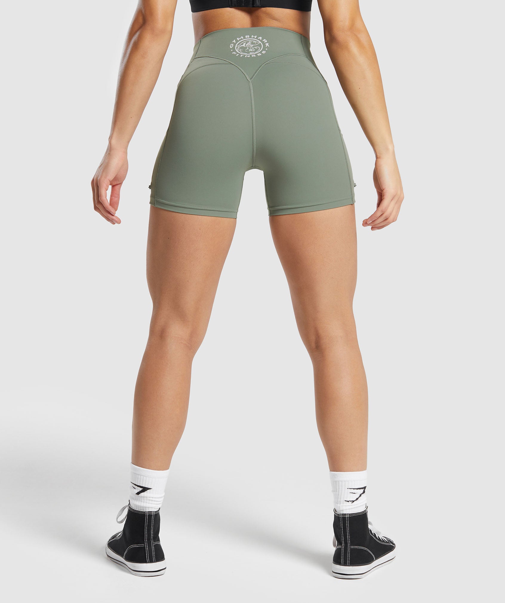 Legacy Logo Tight Shorts - Unit Green