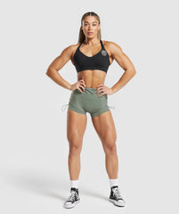 Legacy Logo Tight Shorts - Unit Green