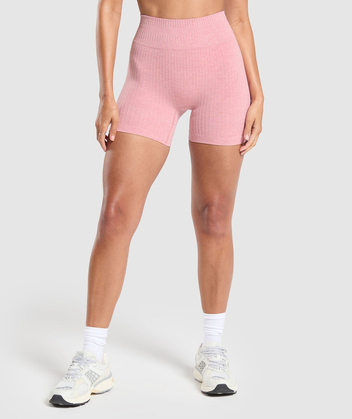 Luxe Seamless Shorts - Cosy Pink Marl