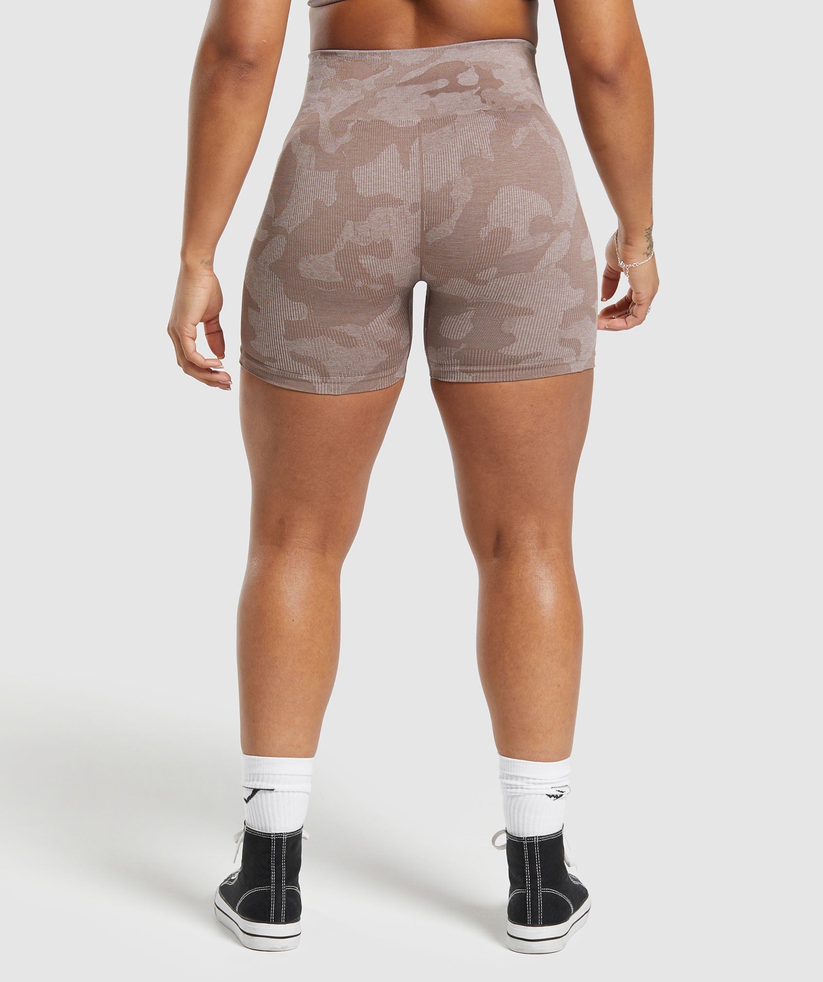 Adapt Camo Seamless Shorts - Mocha Mauve/Stone Pink