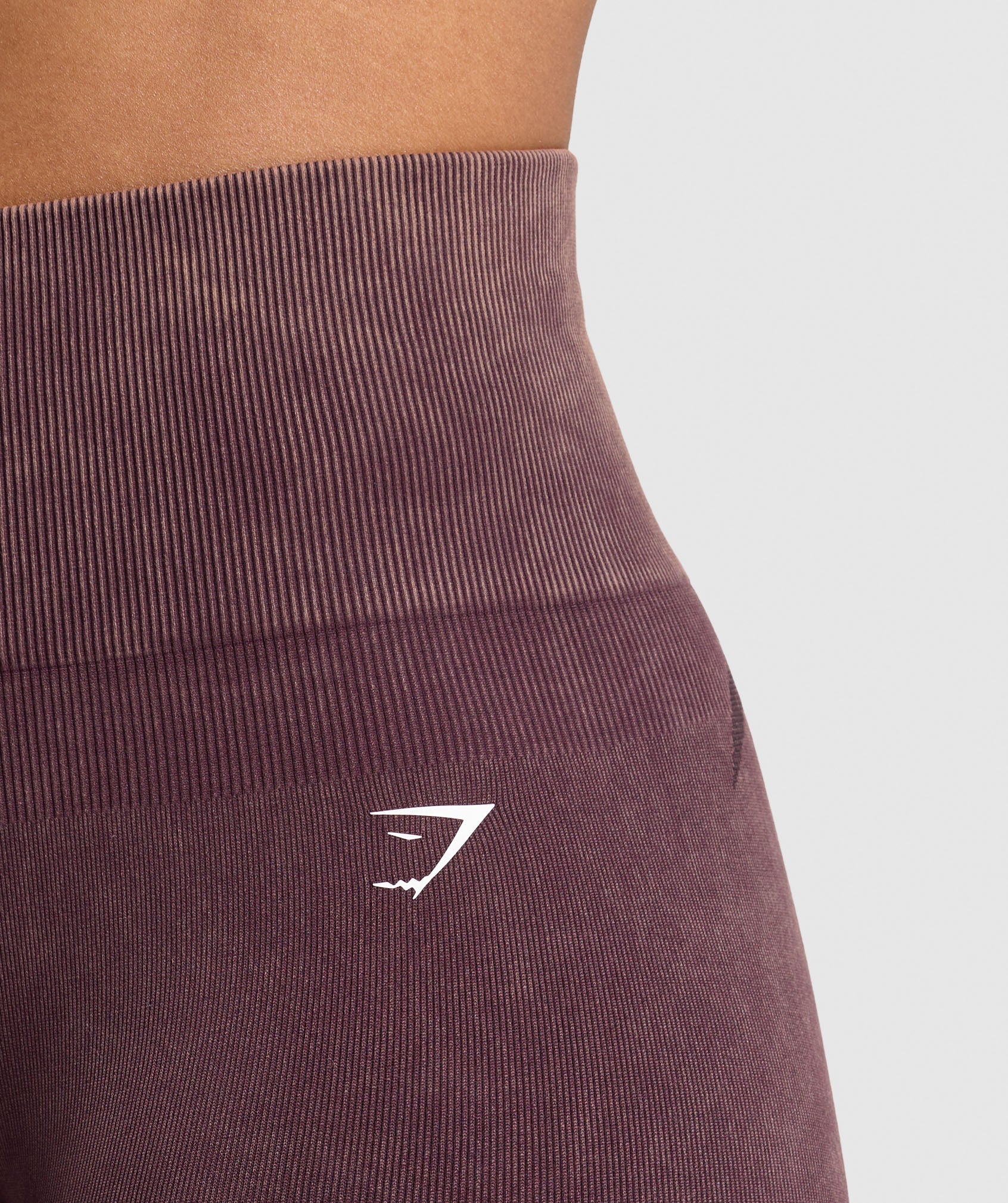 Gains Seamless Washed Shorts - Depth Purple
