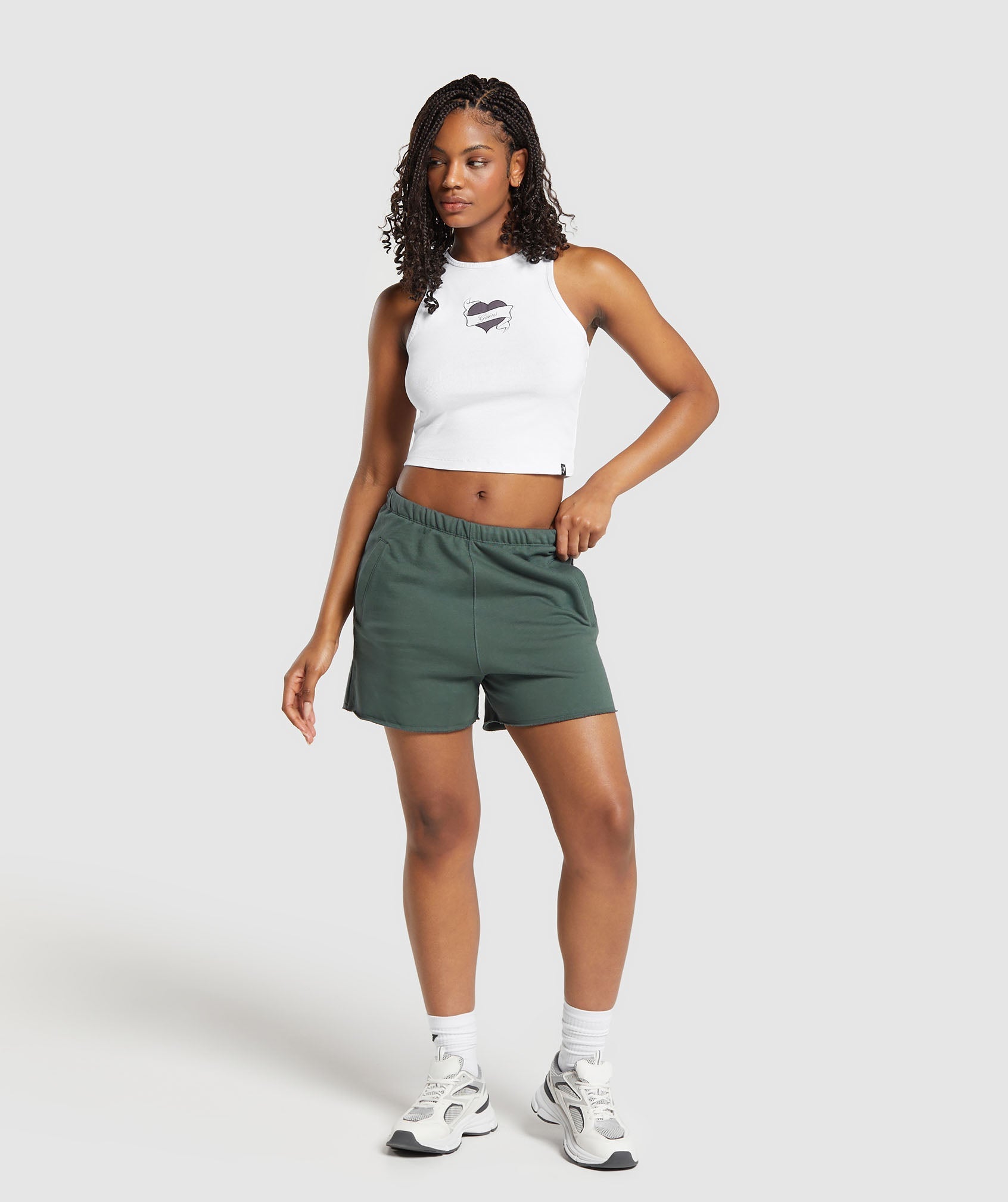Tattoo Shorts - Slate Teal