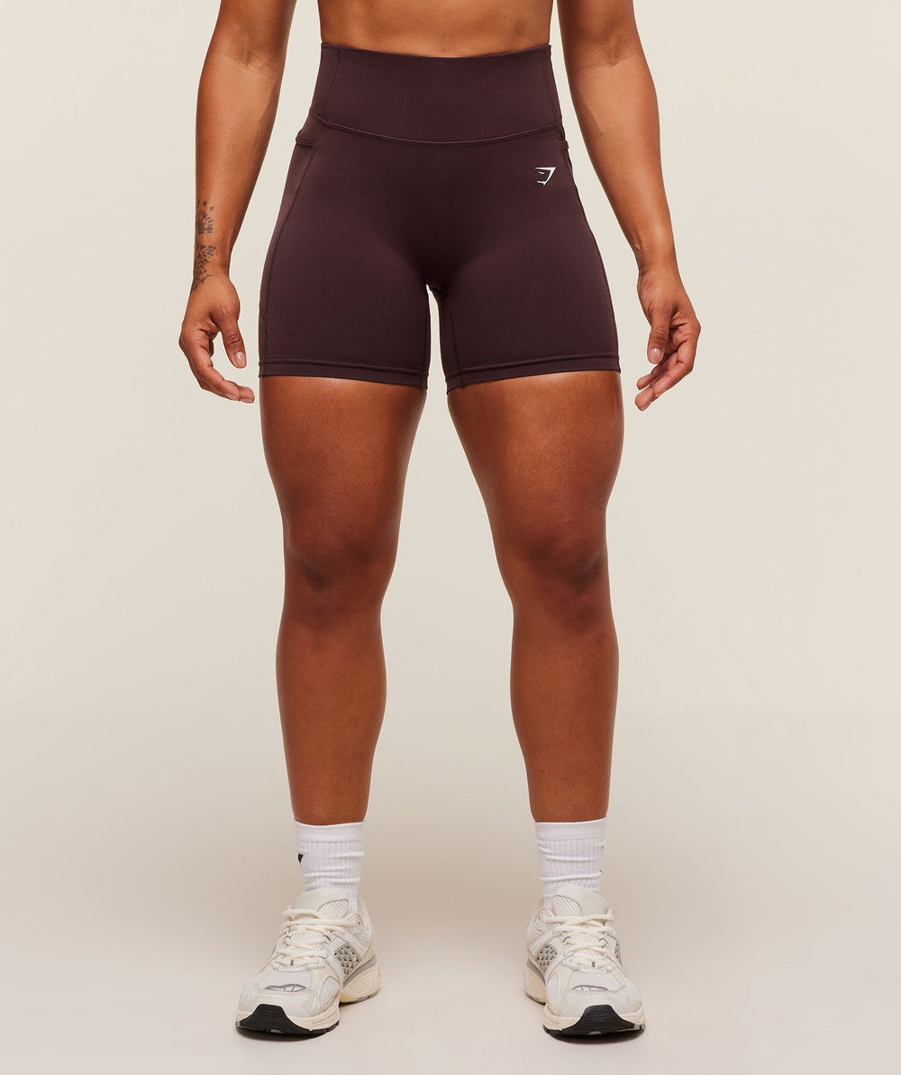 Lifting Pocket Shorts - Cherry Purple