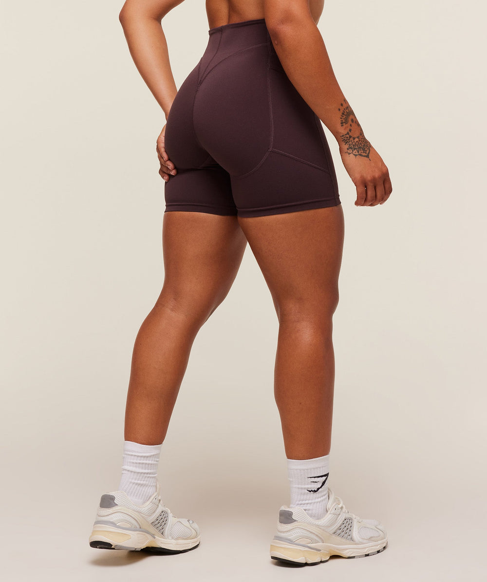 Lifting Pocket Shorts - Cherry Purple