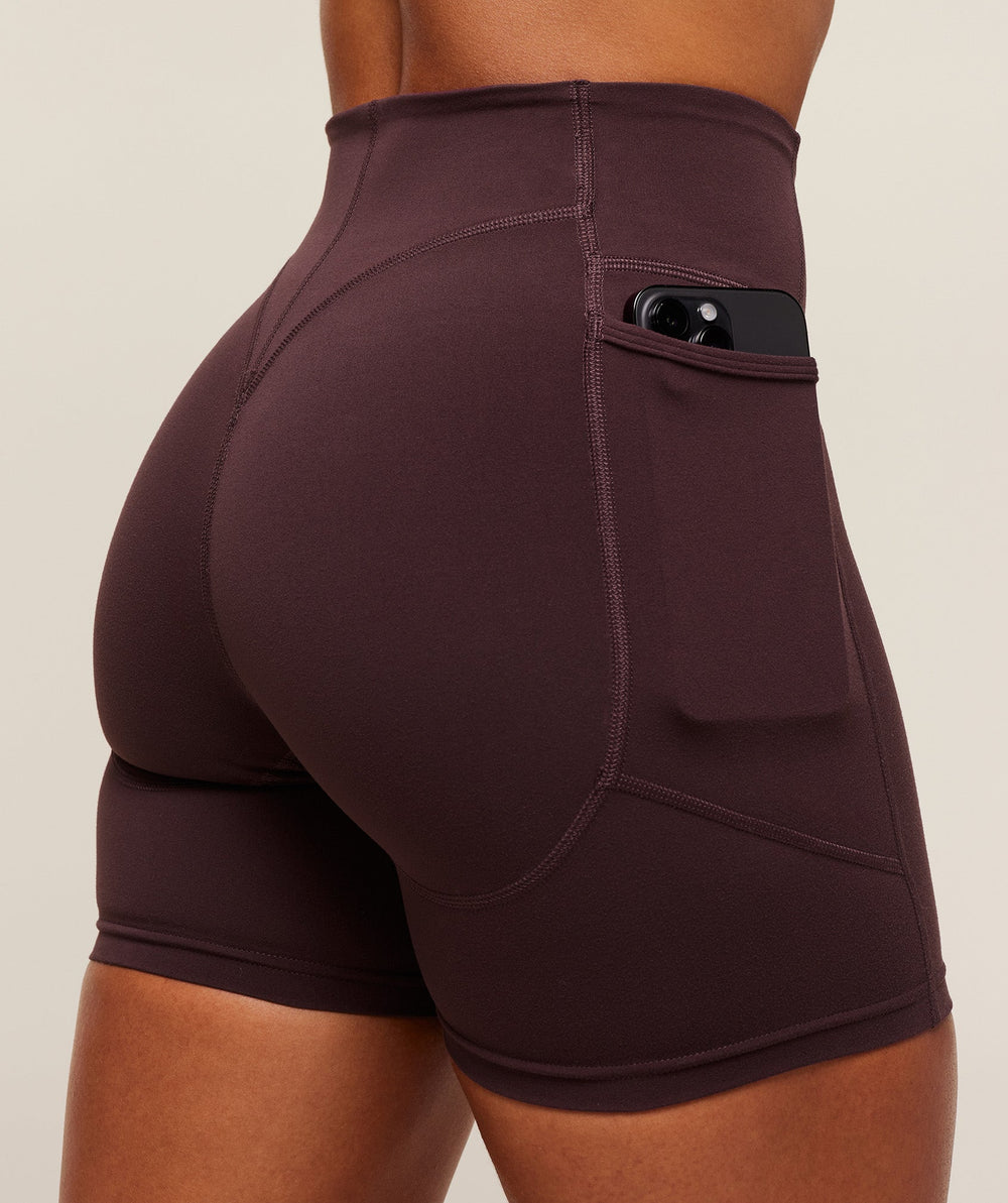 Lifting Pocket Shorts - Cherry Purple