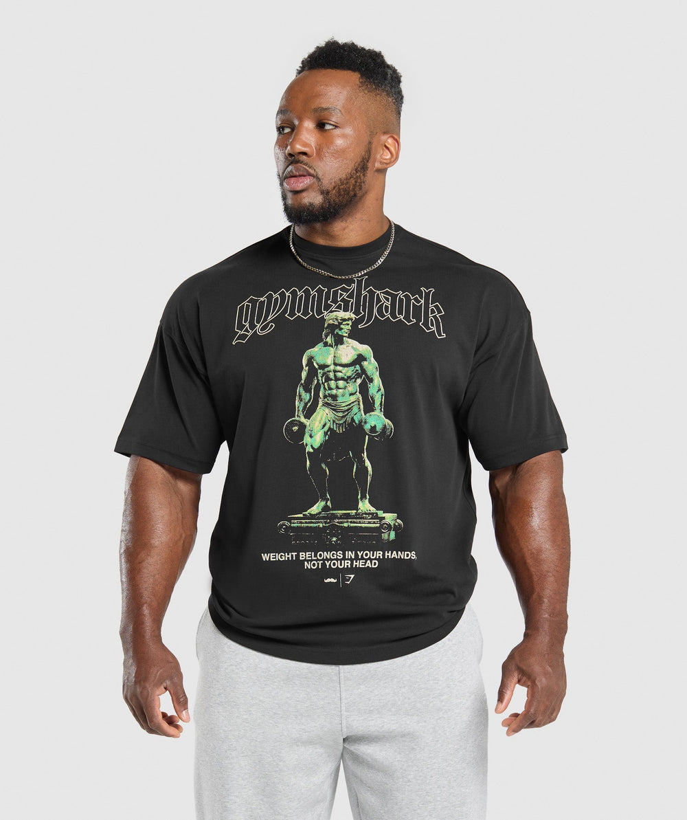 Movember Graphic T-Shirt - Black