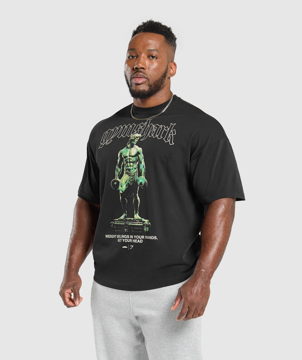 Movember Graphic T-Shirt - Black