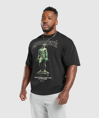 Movember Graphic T-Shirt - Black