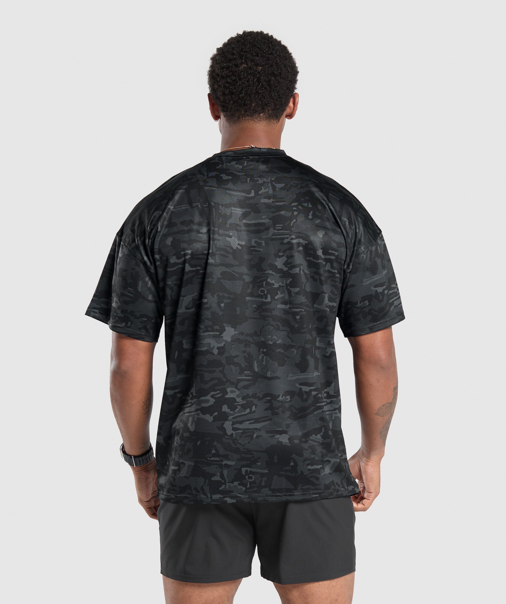 Oversized Performance T-Shirt - Obsidian Black