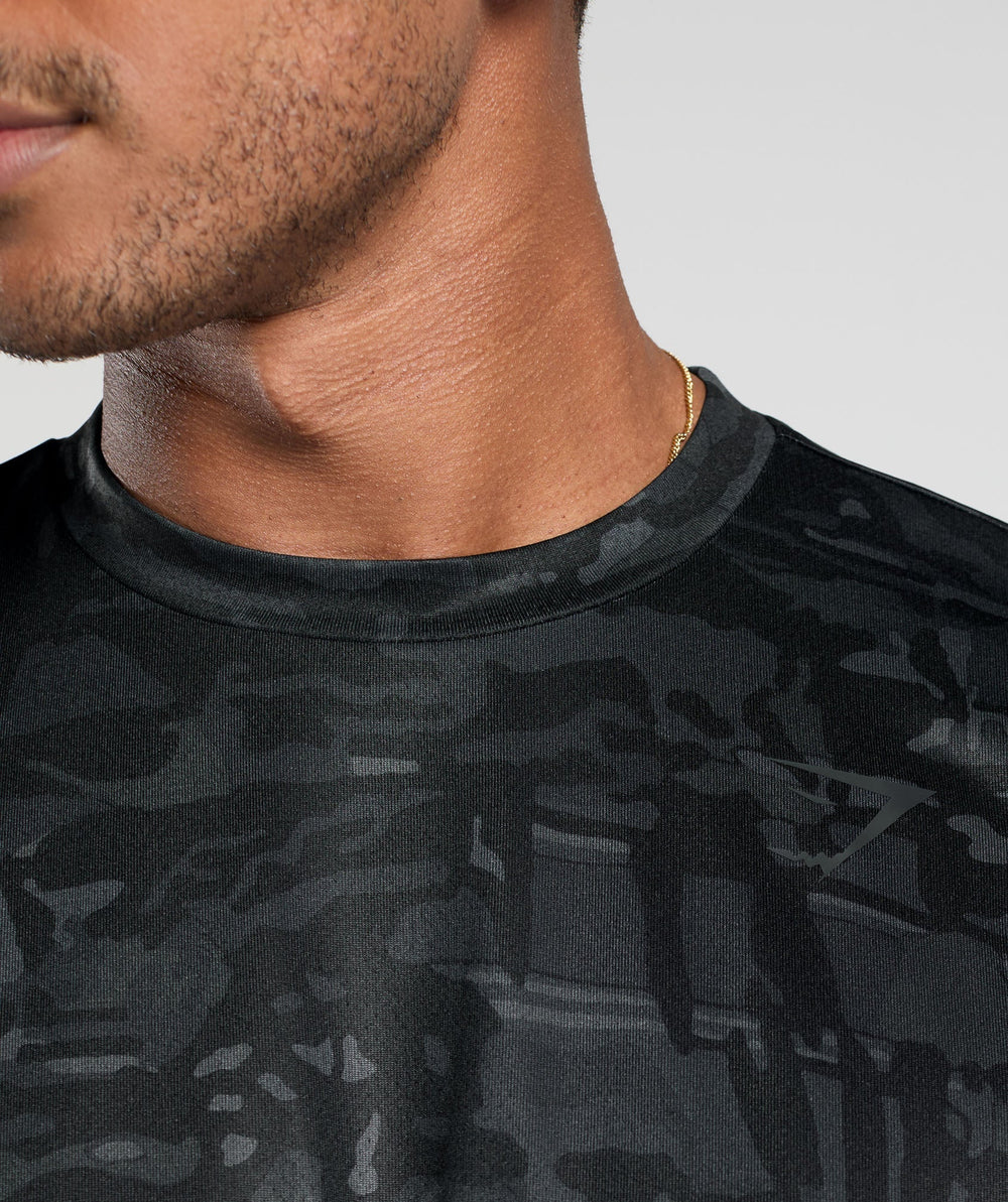 Oversized Performance T-Shirt - Obsidian Black