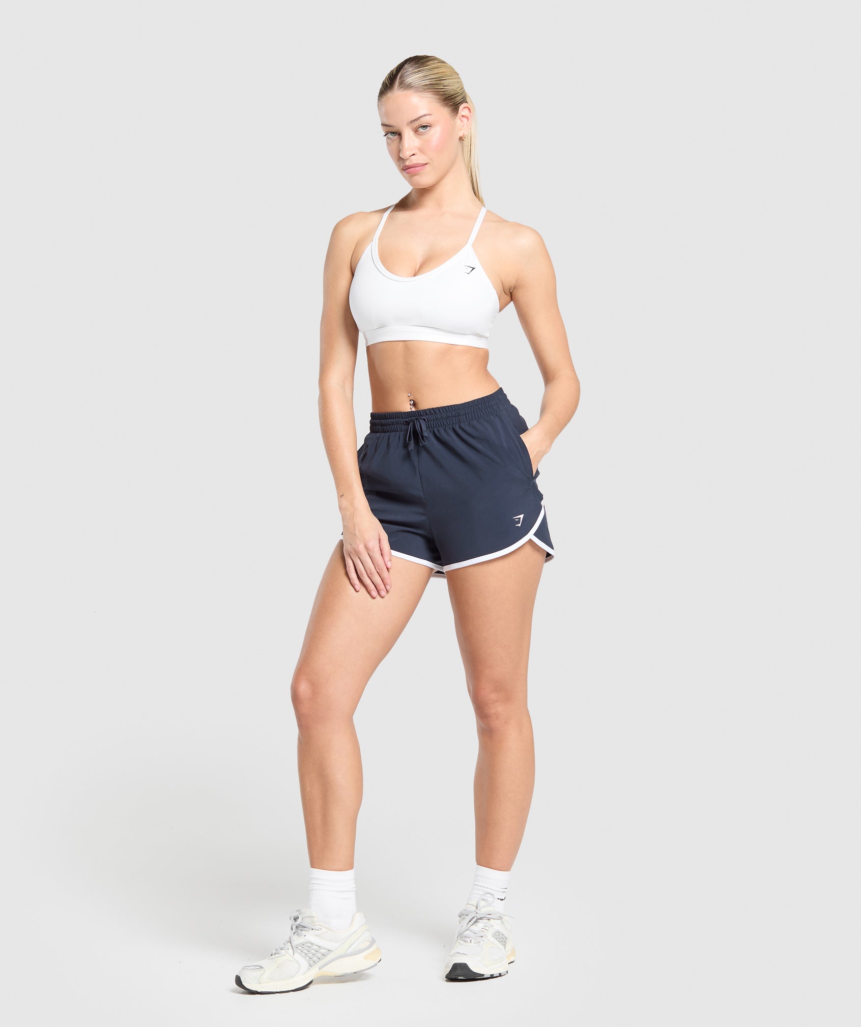 Training Contrast Loose Shorts 2.5" - Heavy Blue