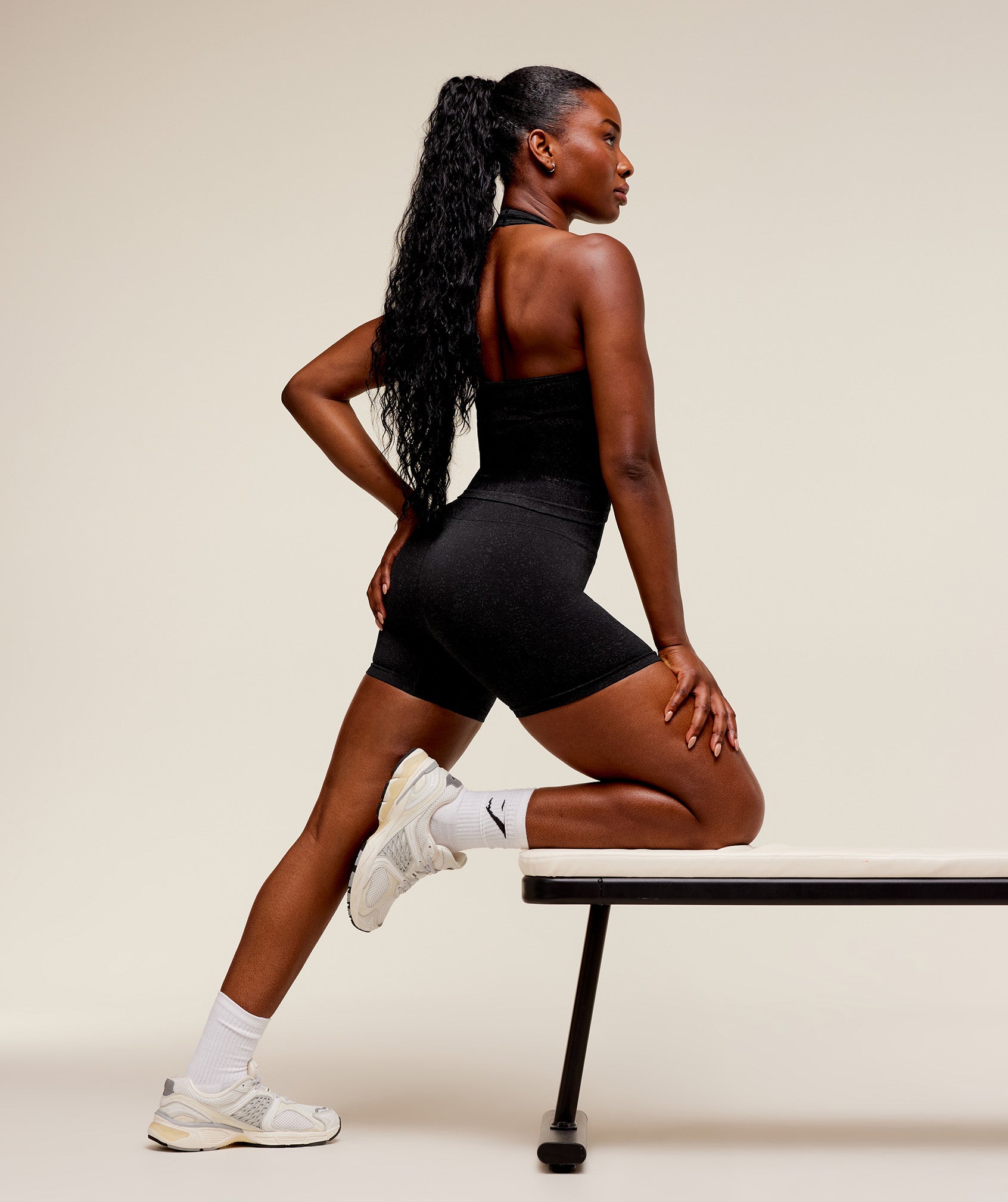 Adapt Fleck Seamless Shorts - Black/Smokey Grey