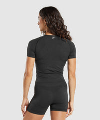 Vital Tight T-Shirt - Black Marl