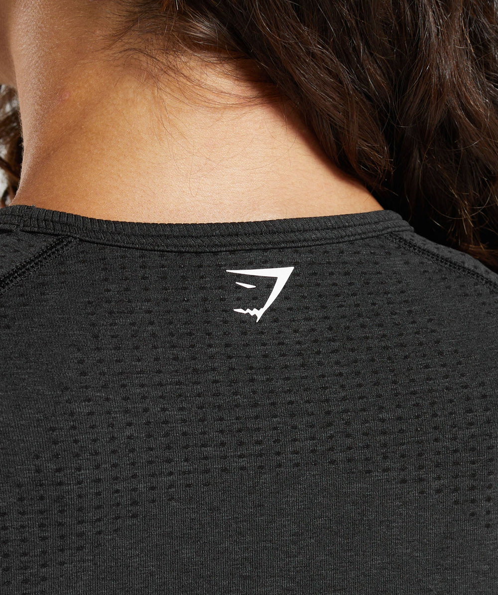 Vital Tight T-Shirt - Black Marl