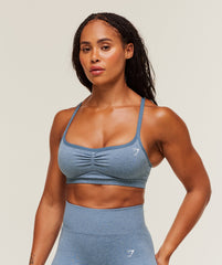Lift Seamless Sports Bra - Worn Blue/Peri Blue Marl