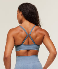 Lift Seamless Sports Bra - Worn Blue/Peri Blue Marl