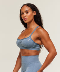 Lift Seamless Sports Bra - Worn Blue/Peri Blue Marl
