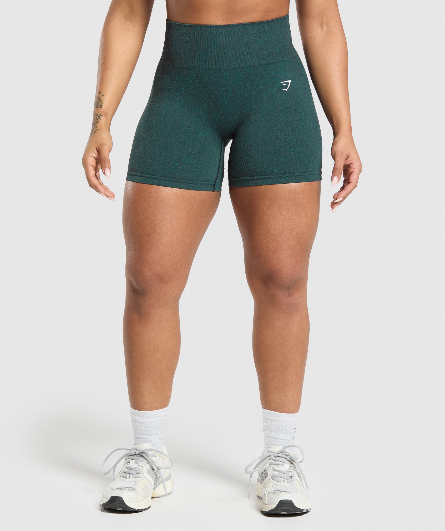 Adapt Fleck Seamless Shorts - Darkest Teal/Functional Teal