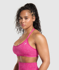 Adapt Fleck T-Back Bra - Winning Pink/Sour Pink