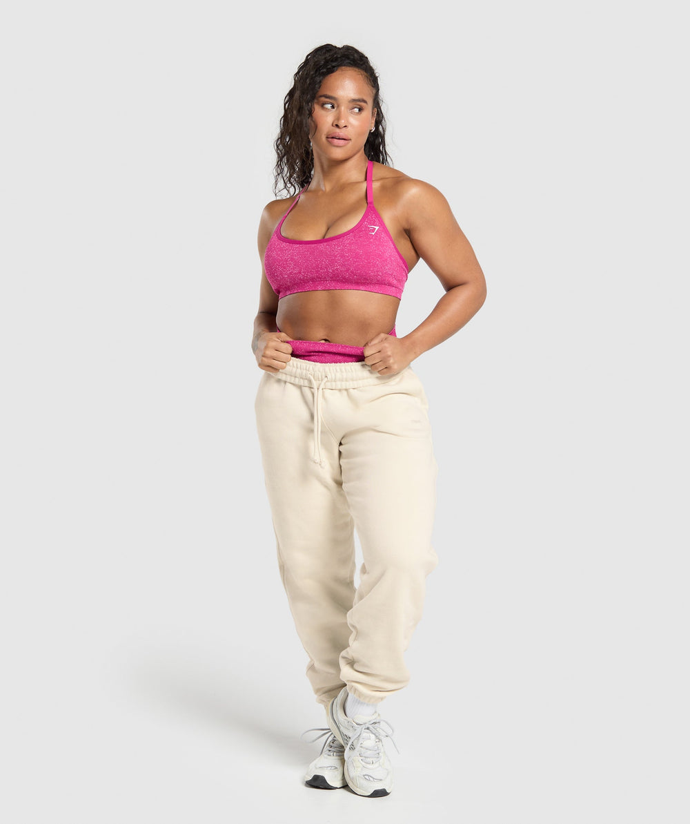Adapt Fleck T-Back Bra - Winning Pink/Sour Pink