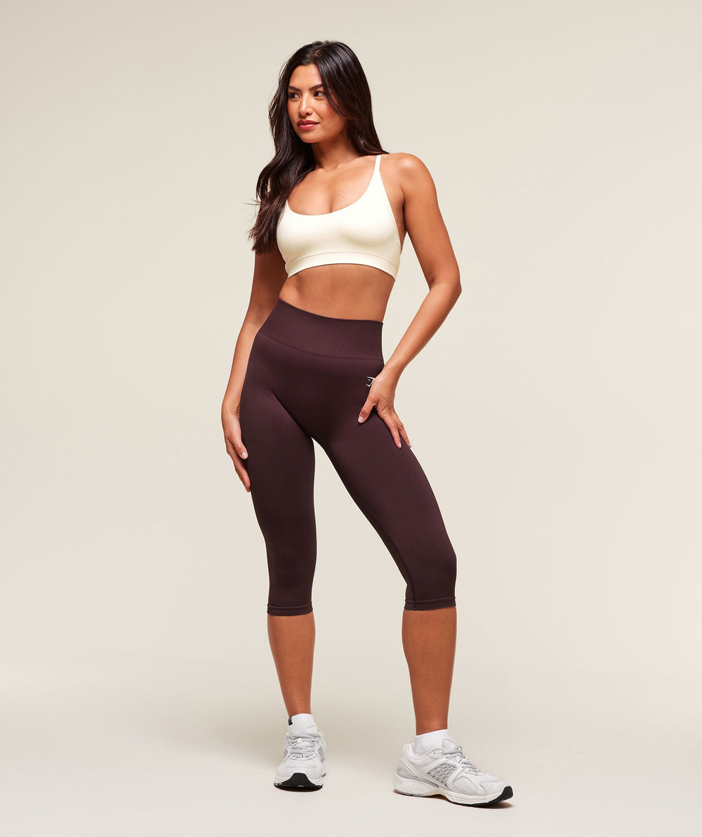 Everyday Seamless Racerback Sports Bra - Soft White