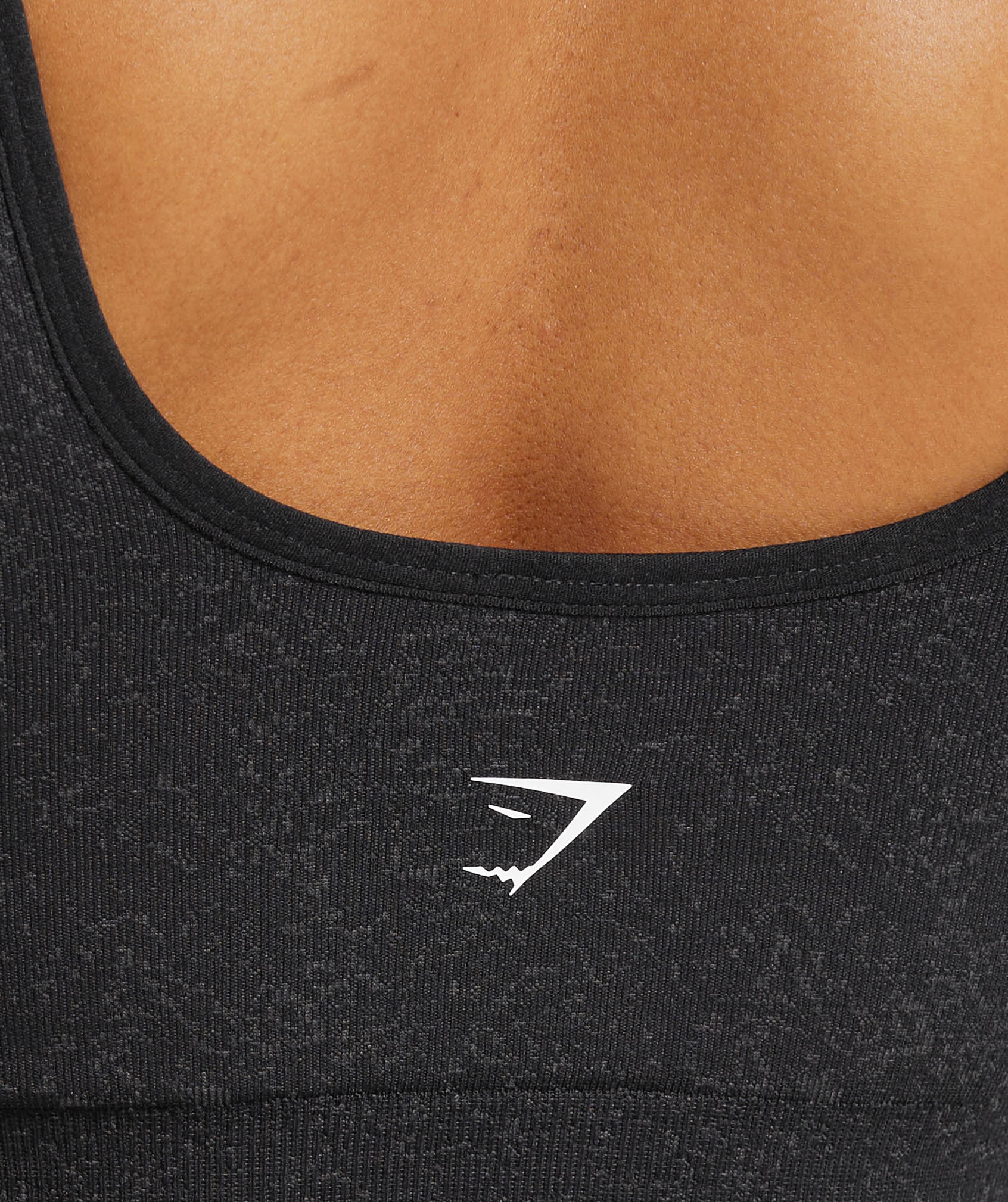 Adapt Fleck Sports Bra - Black/Smokey Grey