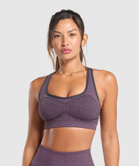 Sport Seamless Sports Bra - Magenta Purple/Dolly Pink