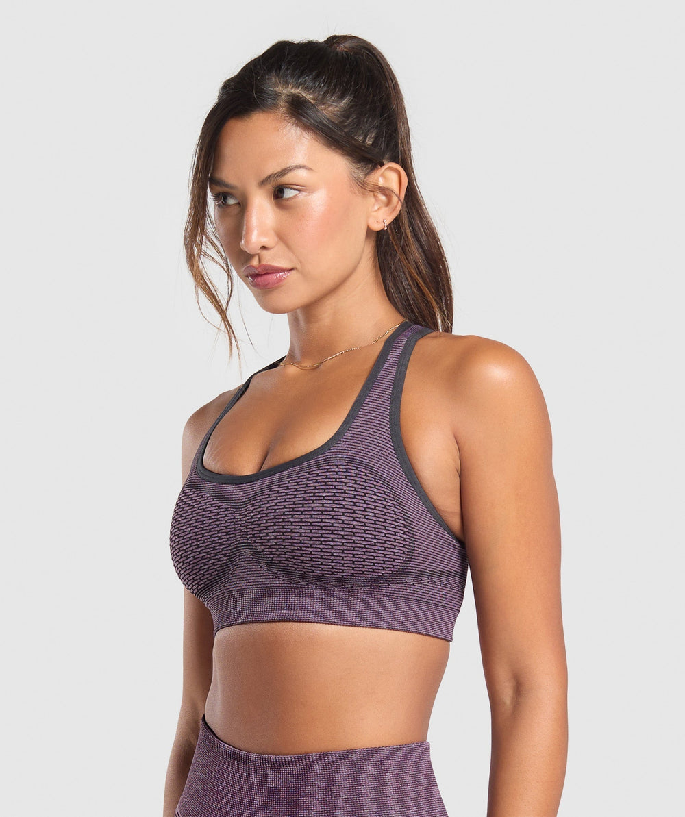 Sport Seamless Sports Bra - Magenta Purple/Dolly Pink