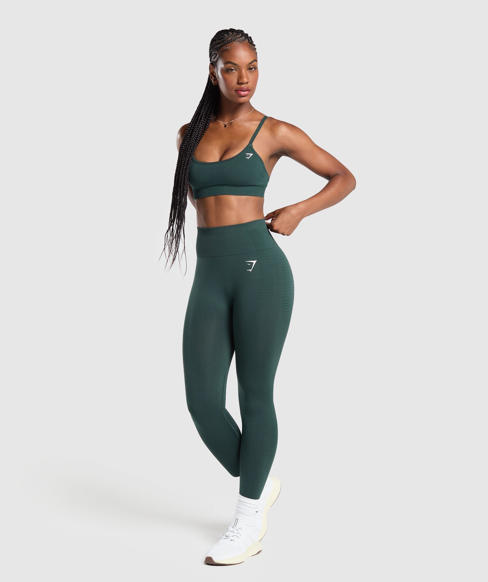 Vital Sports Bra - Woodland Green Marl