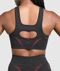 Apex Lift Sports Bra - Black/Reps Red