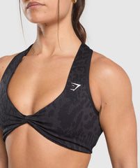Adapt Safari Seamless Bralette - Black/Asphalt Grey