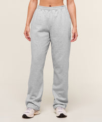 Training Fleece Straight Leg Jogger - Light Grey Core Marl