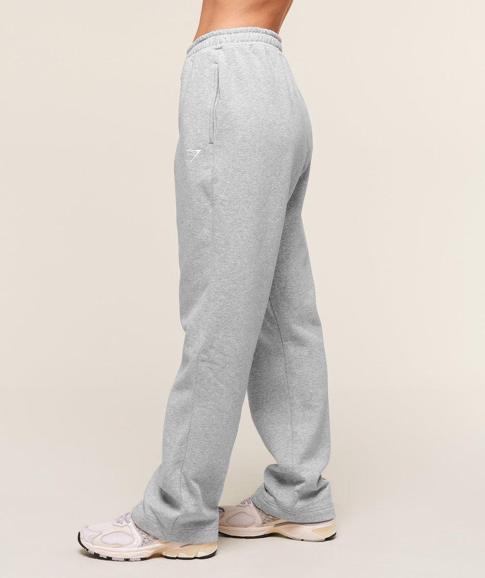 Training Fleece Straight Leg Jogger - Light Grey Core Marl