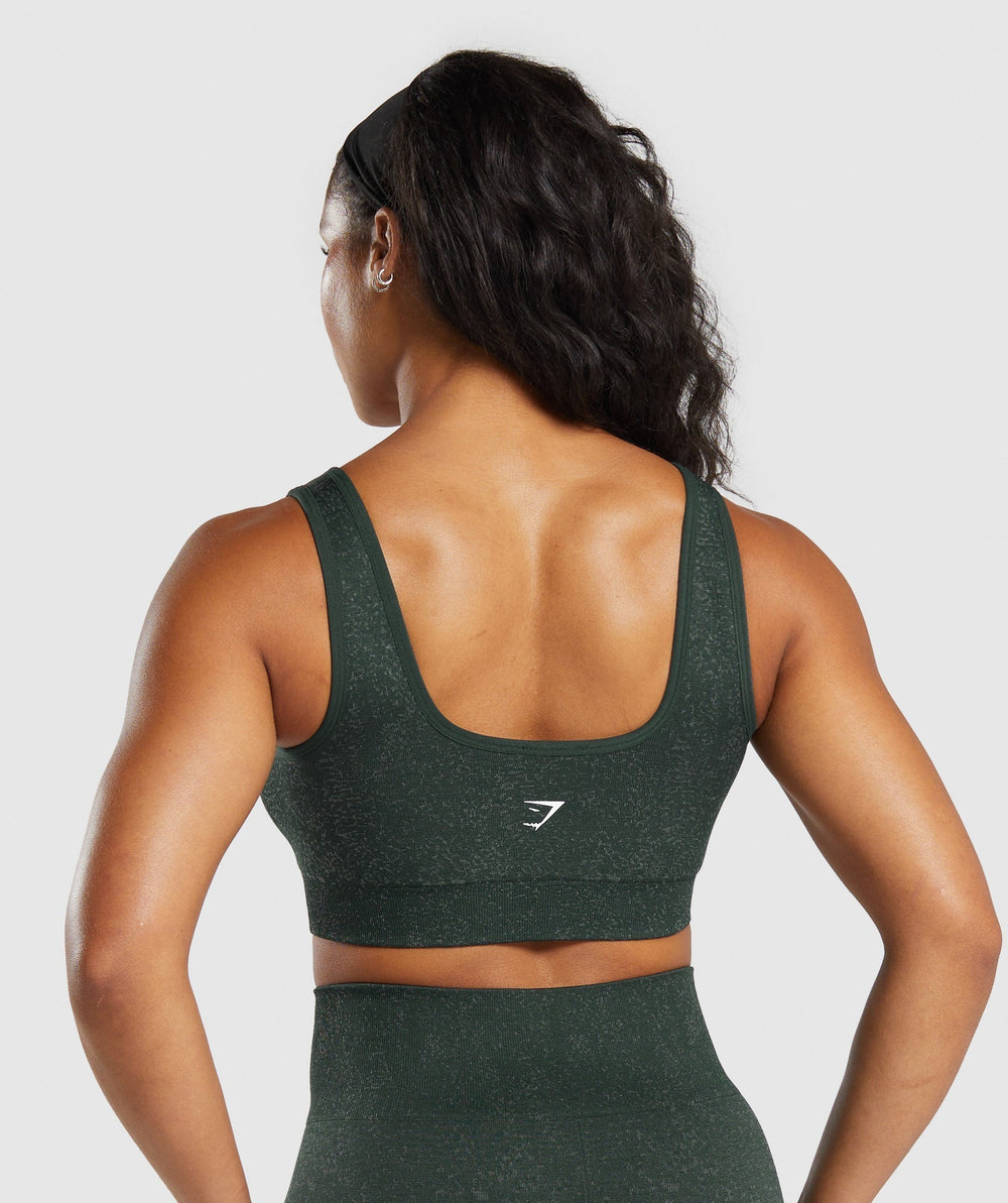 Adapt Fleck Sports Bra - Victory Green/ Unit Green