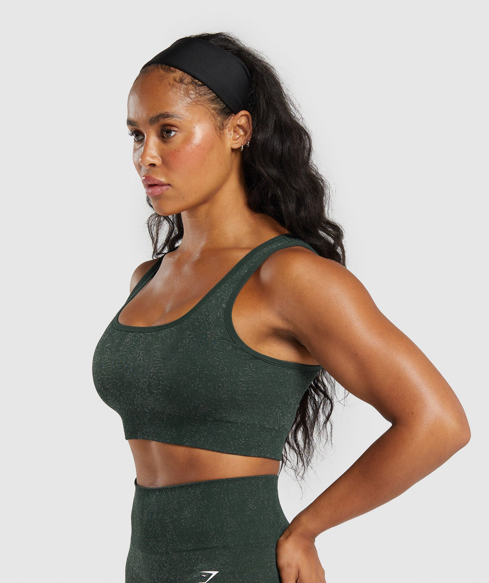 Adapt Fleck Sports Bra - Victory Green/ Unit Green
