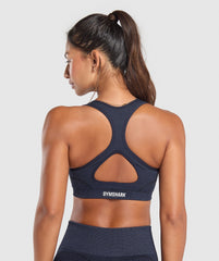 Sport Seamless Sports Bra - Heavy Blue/Iron Blue