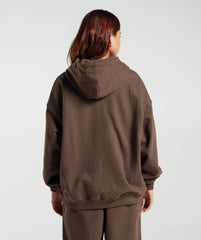 Rest Day Sweats Hoodie - Cozy Brown Marl