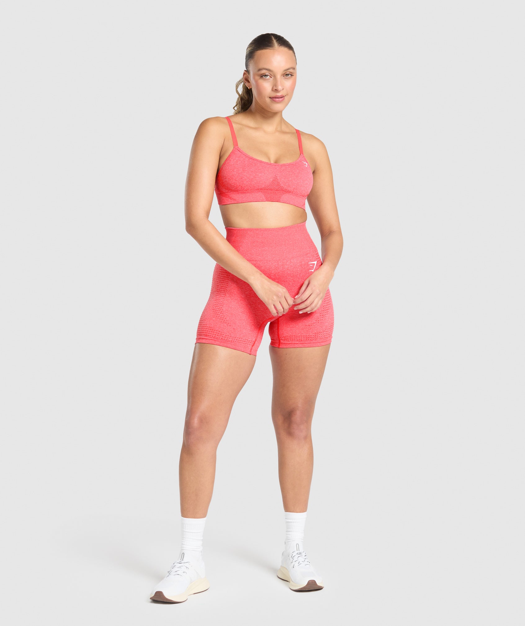 Vital Shorts - Coral Red Marl