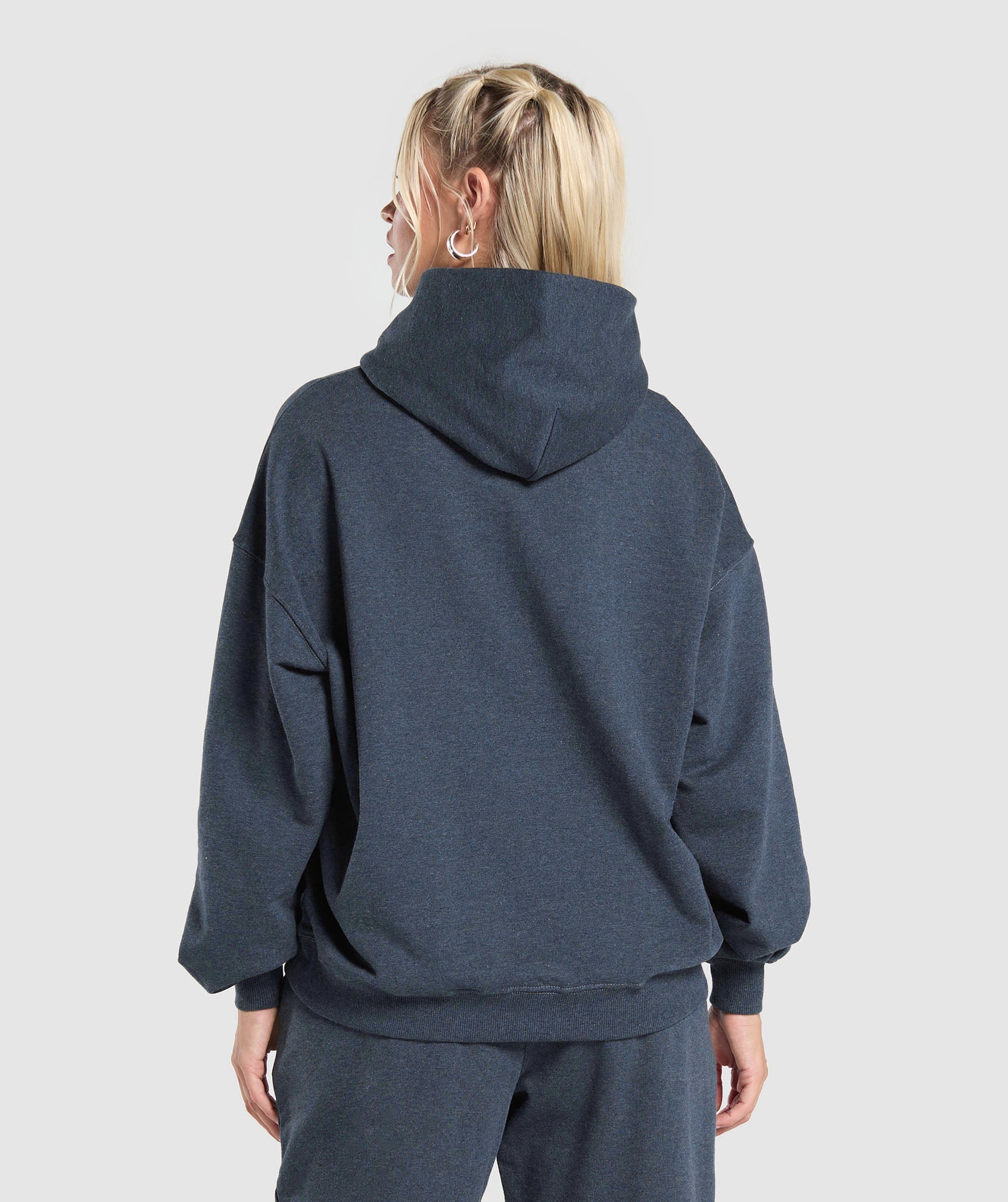 Rest Day Sweats Hoodie - Indigo Blue Marl