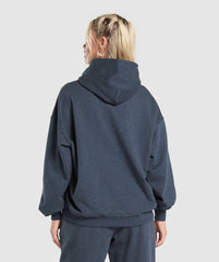 Rest Day Sweats Hoodie - Indigo Blue Marl