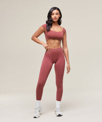 Soft Sculpt Leggings - Washed Berry Pink