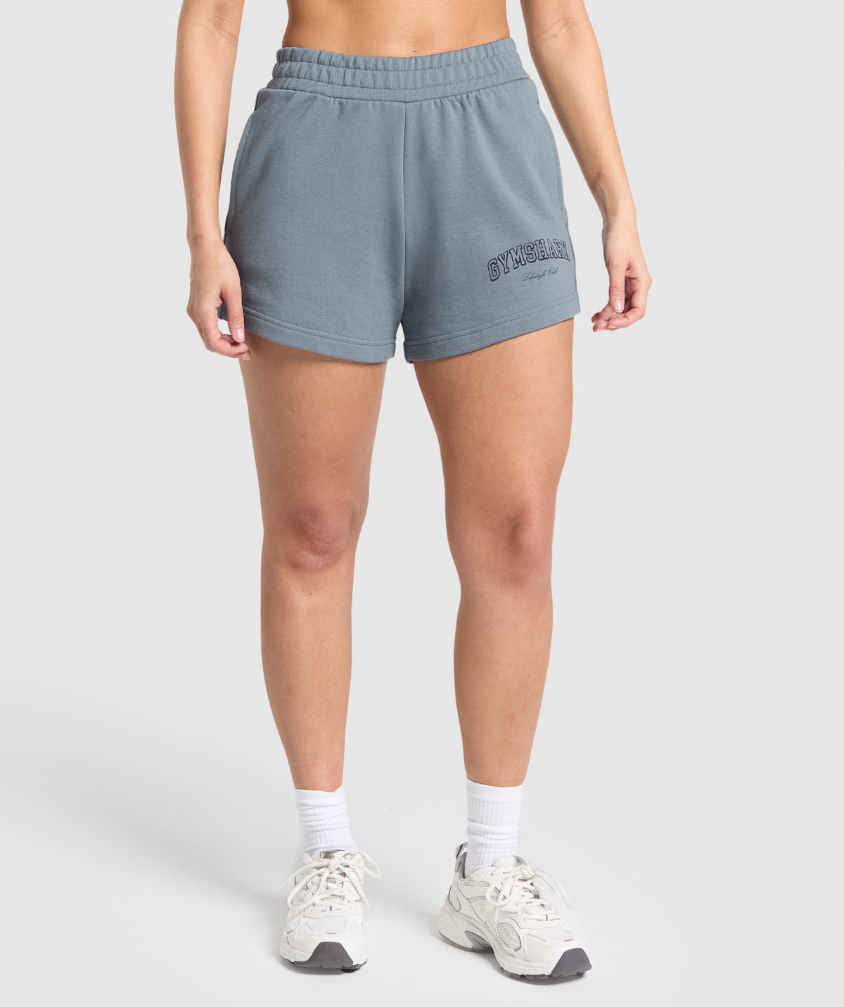 Campus Classics Graphic Sweat Shorts - Iron Blue