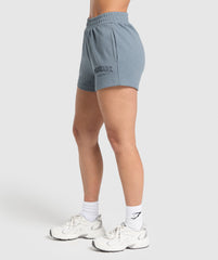 Campus Classics Graphic Sweat Shorts - Iron Blue