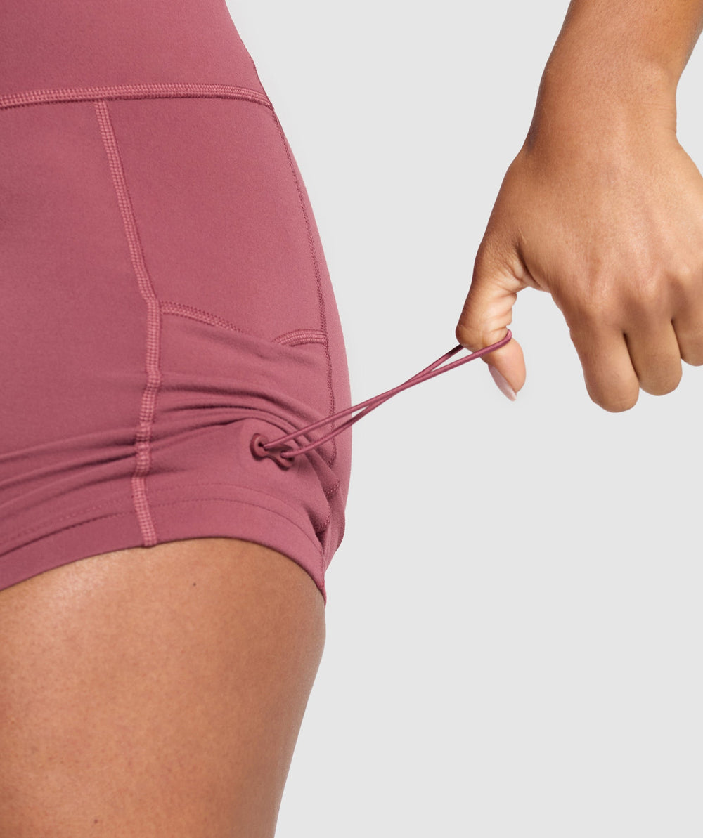 Legacy Logo Tight Shorts - Washed Berry Pink