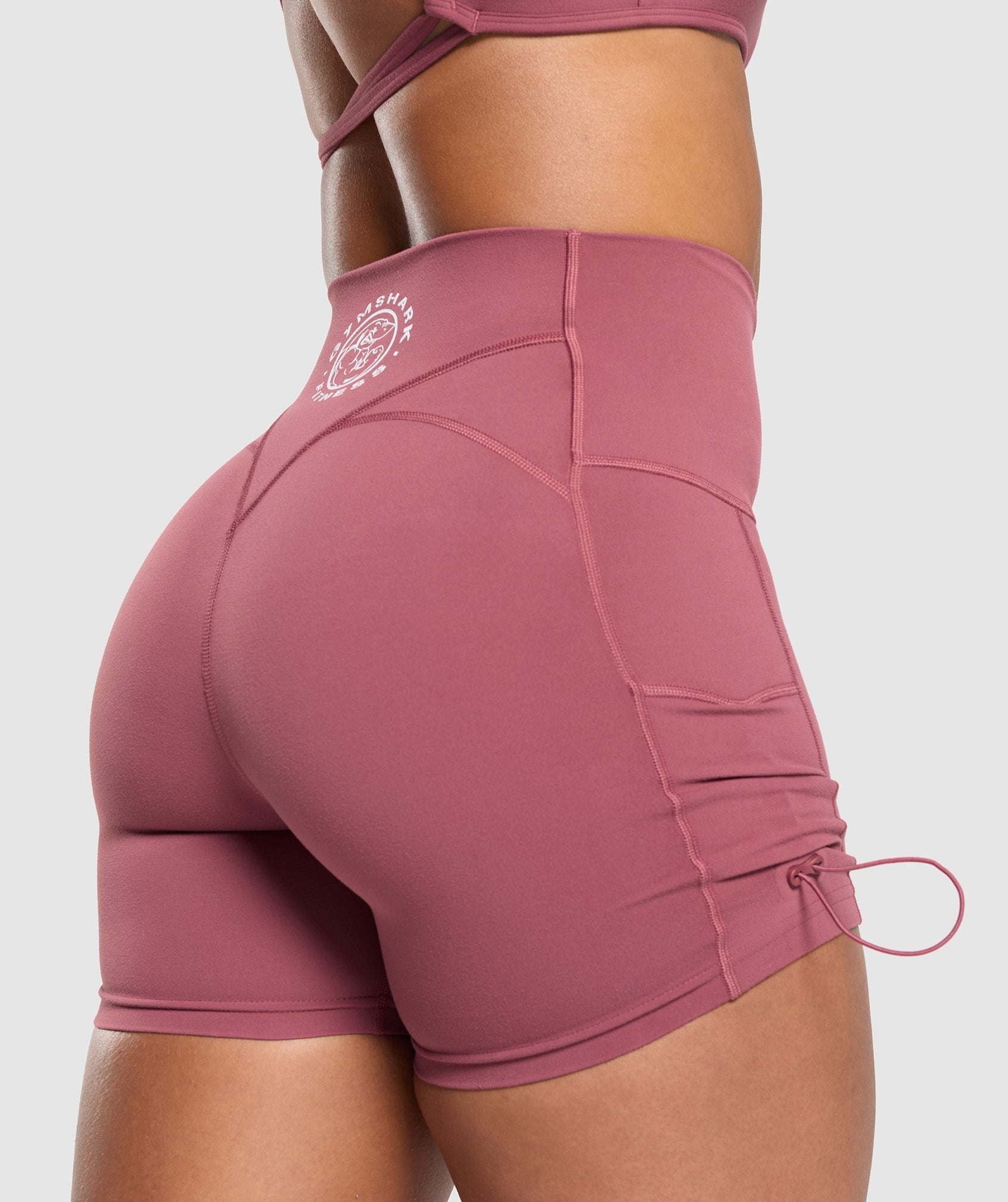 Legacy Logo Tight Shorts - Washed Berry Pink