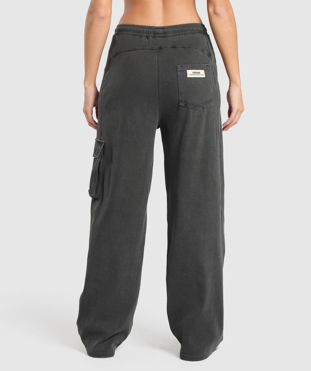 Rest Day Ribbed Joggers - Asphalt Grey