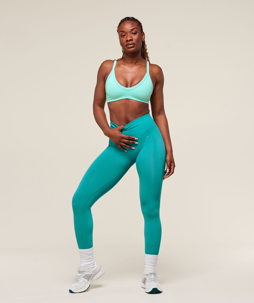 Energised Seamless Leggings - Jewel Teal